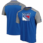 New York Rangers Fanatics Branded Big & Tall Iconic T-Shirt - Royal Heathered Gray,baseball caps,new era cap wholesale,wholesale hats